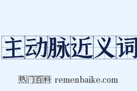主动脉近义词是什么意思的图片